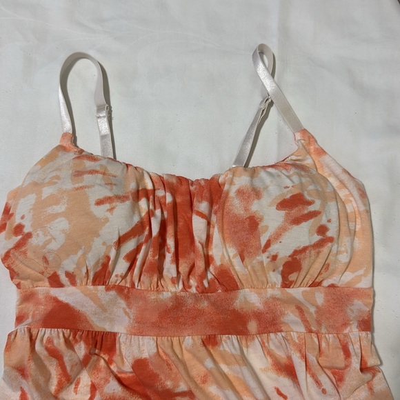 NWOT Women’s Jamie & Layla Orange and Cream Women's Dress. Size S - Picture 5 of 5